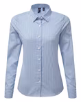 Premier Workwear Camicia a Maniche Lunghe Maxton Check a Quadri da Donna, Navy (ca. Pantone 533C)/White XXL, PW352 – immagine 6