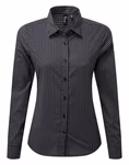 Premier Workwear Camicia a Maniche Lunghe Maxton Check a Quadri da Donna, Navy (ca. Pantone 533C)/White XXL, PW352 – immagine 8