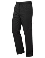 Premier Workwear Chef-Cargo-Hose mit elastischem Bund, Black (ca. Pantone Black C) XS, PW555 – Bild 3