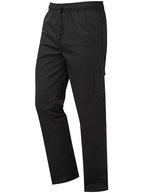 Chef-Cargo-Hose mit elastischem Bund – Black (ca. Pantone Black C)