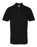 Premier Workwear Stud Polo aus Piqué-Material, extra lang, Black (ca. Pantone Black C) S, PW610 – Bild 2