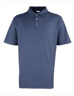 Premier Workwear Stud Polo aus Piqué-Material, extra lang, Black (ca. Pantone Black C) S, PW610 – Blu navy (ca. Pantone 2378C)