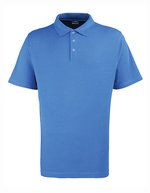 Premier Workwear Stud Polo aus Piqué-Material, extra lang, Black (ca. Pantone Black C) S, PW610 – Reale (ca. Pantone 7686C)