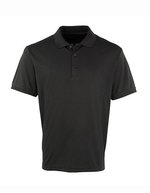 Premier Workwear Atmungsaktives Piqué Poloshirt mit Feuchtigkeitsregulierung, Aubergine (ca. Pantone 5115C) 3XL, PW615 – Noir (ca. Pantone Black C)
