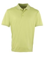 Premier Workwear Atmungsaktives Piqué Poloshirt mit Feuchtigkeitsregulierung, Aubergine (ca. Pantone 5115C) 3XL, PW615 – Citron vert (ca. Pantone 382C)
