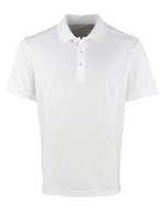 Premier Workwear Atmungsaktives Piqué Poloshirt mit Feuchtigkeitsregulierung, Aubergine (ca. Pantone 5115C) 3XL, PW615 – Blanc