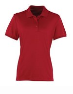 Premier Workwear Coolchecker® Piqué Poloshirt, atmungsaktiv für Damen, Burgundy (ca. Pantone 216C) XL, PW616 – Bordeaux (ca. Pantone 216C)