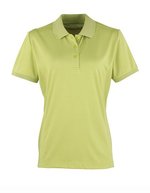 Premier Workwear Coolchecker® Piqué Poloshirt, atmungsaktiv für Damen, Burgundy (ca. Pantone 216C) XL, PW616 – Citron vert (ca. Pantone 382C)