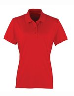 Premier Workwear Coolchecker® Piqué Poloshirt, atmungsaktiv für Damen, Burgundy (ca. Pantone 216C) XL, PW616 – Rouge (ca. Pantone 200C)