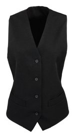 Premier Workwear Weste schwarz, gefüttert, Polyester für Damen, Black (ca. Pantone Black C) XXS, PW623 – Bild 3