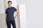 Premier Workwear Nachhaltiges Polo Shirt mit Ripp-Kragen, Black (ca. Pantone Black C) XS, PW633 – Bild 1