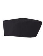 Premier Workwear Kochmütze mit elastischer Rückseite – Black (ca. Pantone Black C)