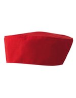 Premier Workwear Kochmütze mit elastischer Rückseite, Black (ca. Pantone Black C) One Size, PW653 – Red (ca. Pantone 200C)
