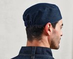 Premier Workwear Kochmütze mit elastischer Rückseite, Black (ca. Pantone Black C) One Size, PW653 – Bild 4
