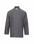 Premier Workwear Denim Chef Jacket with Mandarin Collar, Black Denim (ca. Pantone 433C) XS, PW660 – image 3