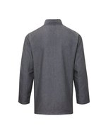 Premier Workwear Denim Kochjacke mit Mandarin-Kragen, Black Denim (ca. Pantone 433C) XS, PW660 – Bild 4