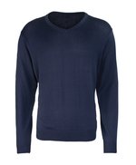 Premier Workwear V-Ausschnitt Strickpullover 12-Gauge für Herren, Black (ca. Pantone Black C) XXS, PW694 – Bild 3