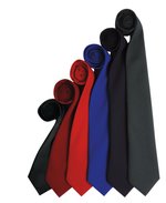 Premier Workwear Strapazierfähige Krawatte aus Polyester, Black (ca. Pantone Black C) One Size, PW700 – Bild 4