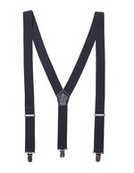 Premier Workwear Clip-On-Hosenträger mit Kunstlederbesätzen – Steel (ca. Pantone Cool Grey 11C)