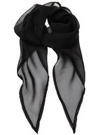 Premier Workwear Damen-Chiffon-Schal Pastellfarben 98x16,5 cm – Black