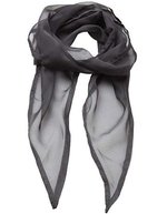 Premier Workwear Damen-Chiffon-Schal Pastellfarben 98x16,5 cm, Natural (ca. Pantone 1205C) 98 x 16,5 cm, PW740 – Dark Grey (ca. Pantone 431)