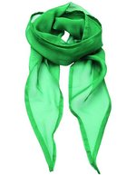 Premier Workwear Damen-Chiffon-Schal Pastellfarben 98x16,5 cm, Natural (ca. Pantone 1205C) 98 x 16,5 cm, PW740 – Emerald (ca. Pantone 341)