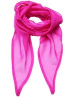 Premier Workwear Damen-Chiffon-Schal Pastellfarben 98x16,5 cm, Natural (ca. Pantone 1205C) 98 x 16,5 cm, PW740 – Fuchsia (ca. Pantone 219)