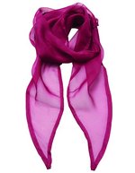 Premier Workwear Damen-Chiffon-Schal Pastellfarben 98x16,5 cm, Natural (ca. Pantone 1205C) 98 x 16,5 cm, PW740 – Hot Pink (ca. Pantone 214c)