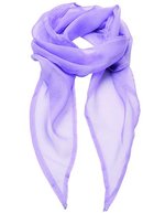 Premier Workwear Damen-Chiffon-Schal Pastellfarben 98x16,5 cm, Natural (ca. Pantone 1205C) 98 x 16,5 cm, PW740 – Lilac (ca. Pantone 264)