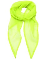 Premier Workwear Damen-Chiffon-Schal Pastellfarben 98x16,5 cm, Natural (ca. Pantone 1205C) 98 x 16,5 cm, PW740 – Lime (ca. Pantone 382)