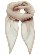 Premier Workwear Damen-Chiffon-Schal Pastellfarben 98x16,5 cm – Natural (ca. Pantone 1205)