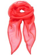 Premier Workwear Damen-Chiffon-Schal Pastellfarben 98x16,5 cm, Natural (ca. Pantone 1205C) 98 x 16,5 cm, PW740 – Orange (ca. Pantone 1655)