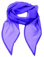 Premier Workwear Damen-Chiffon-Schal Pastellfarben 98x16,5 cm, Natural (ca. Pantone 1205C) 98 x 16,5 cm, PW740 – Rich Violet (ca. Pantone 2587)