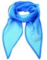 Premier Workwear Damen-Chiffon-Schal Pastellfarben 98x16,5 cm, Natural (ca. Pantone 1205C) 98 x 16,5 cm, PW740 – Sapphire (ca. Pantone 300)