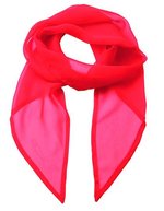 Premier Workwear Damen-Chiffon-Schal Pastellfarben 98x16,5 cm, Natural (ca. Pantone 1205C) 98 x 16,5 cm, PW740 – Strawberry Red (ca. Pantone 186)