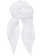 Premier Workwear Damen-Chiffon-Schal Pastellfarben 98x16,5 cm, Natural (ca. Pantone 1205C) 98 x 16,5 cm, PW740 – White