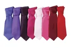 Premier Workwear Satin Krawatte 8,5 cm breit, Aubergine (ca. Pantone 5115C) 144 x 8,5 cm, PW750 – Bild 8