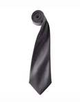 Premier Workwear Satin Krawatte 8,5 cm breit, Aubergine (ca. Pantone 5115C) 144 x 8,5 cm, PW750 – Dark Grey
