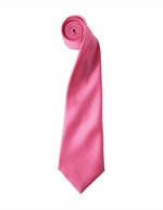 Premier Workwear Satin Krawatte 8,5 cm breit, Apple (ca. Pantone 360C) 144 x 8,5 cm, PW750 – Fuchsia (ca. Pantone 219)