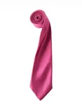 Premier Workwear Satin Krawatte 8,5 cm breit, Aubergine (ca. Pantone 5115C) 144 x 8,5 cm, PW750 – Hot Pink (ca. Pantone 214c)