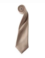 Premier Workwear Satin Krawatte 8,5 cm breit, Apple (ca. Pantone 360C) 144 x 8,5 cm, PW750 – Khaki (ca. Pantone 7503)
