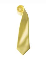 Premier Workwear Satin Krawatte 8,5 cm breit, Apple (ca. Pantone 360C) 144 x 8,5 cm, PW750 – Lemon (ca. Pantone 127)