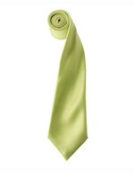 Premier Workwear Satin Krawatte 8,5 cm breit, Apple (ca. Pantone 360C) 144 x 8,5 cm, PW750 – Lime (ca. Pantone 382)