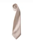 Premier Workwear Satin Krawatte 8,5 cm breit, Aubergine (ca. Pantone 5115C) 144 x 8,5 cm, PW750 – Natural (ca. Pantone 1205)