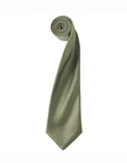 Premier Workwear Satin Krawatte 8,5 cm breit, Aubergine (ca. Pantone 5115C) 144 x 8,5 cm, PW750 – Olive (ca. Pantone 378)