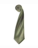 Premier Workwear Satin Krawatte 8,5 cm breit, Apple (ca. Pantone 360C) 144 x 8,5 cm, PW750 – Olive (ca. Pantone 378)
