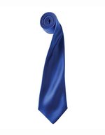 Premier Workwear Satin Krawatte 8,5 cm breit, Apple (ca. Pantone 360C) 144 x 8,5 cm, PW750 – Royal (ca. Pantone 286)