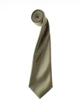 Premier Workwear Satin Krawatte 8,5 cm breit, Aubergine (ca. Pantone 5115C) 144 x 8,5 cm, PW750 – Sage (ca. Pantone 5497)