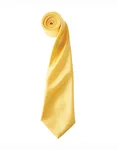 Premier Workwear Satin Krawatte 8,5 cm breit, Aubergine (ca. Pantone 5115C) 144 x 8,5 cm, PW750 – Sunflower (ca. Pantone 136c)