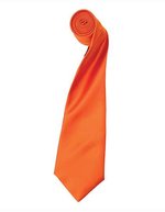 Premier Workwear Satin Krawatte 8,5 cm breit, Apple (ca. Pantone 360C) 144 x 8,5 cm, PW750 – Terracotta (ca. Pantone 159)